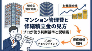 マンション管理費と修繕積立金の見方|プロが使う判断基準と説明術